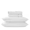 Christy Scallop Sheet Set, Queen In White