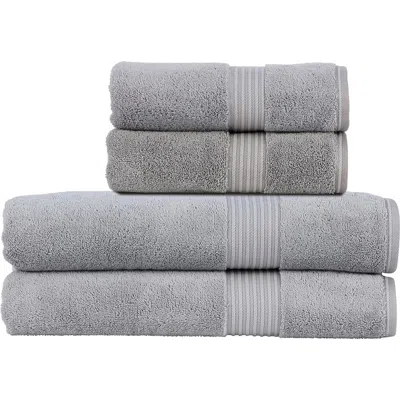 Christy Supreme Hygro Luxury 100% Supima Cotton 4 Piece Bath Sheet Set In Gray