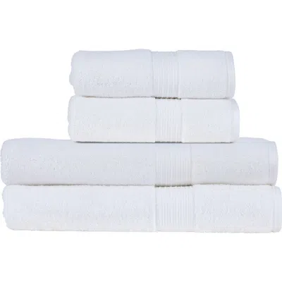 Christy Supreme Hygro Luxury 100% Supima Cotton 4 Piece Bath Sheet Set In Multi