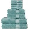 Christy Supreme Hygro Luxury 100% Supima Cotton 8 Piece Towel Bale In Green