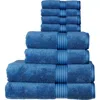 Christy Supreme Hygro Luxury 100% Supima Cotton 8 Piece Towel Bale In Blue