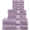 Christy Supreme Hygro Luxury 100% Supima Cotton 8 Piece Towel Bale In Purple