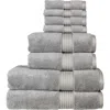 Christy Supreme Hygro Luxury 100% Supima Cotton 8 Piece Towel Bale In Gray