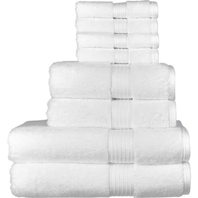 Christy Supreme Hygro Luxury 100% Supima Cotton 8 Piece Towel Bale In White