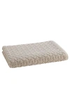 Christy Trellis Textured Cotton Rayon Fibre Blend Soft Bath Sheets In Oak