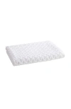 Christy Trellis Textured Cotton Rayon Fibre Blend Soft Bath Sheets In White