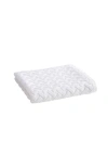 Christy Trellis Textured Cotton Rayon Fibre Blend Soft Hand Towels In White