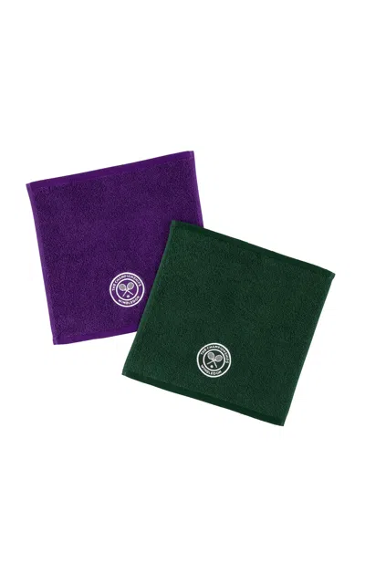 Christy - Wimbledon Face Cloth Pair - Multi