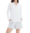 Chrldr Amrat Shirt With Neon Trim In White In White