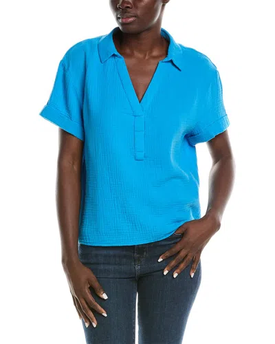 Chrldr Andrea Polo Shirt In Blue