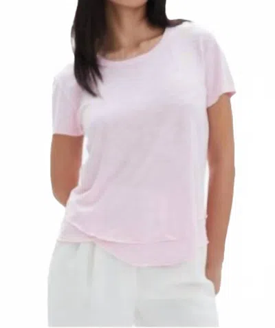 Chrldr Ava Short Sleeve Tee In Petal In Pink
