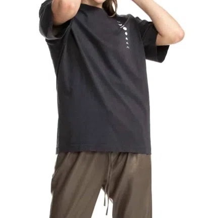 Chrldr Full Moon Tour Oversized T-shirt In Old Black In Multi