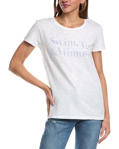 Chrldr Graphic T-shirt In White