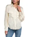 Chrldr High-low Blouse In White