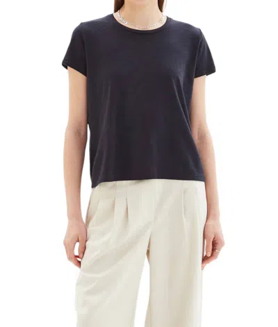 Chrldr Jane Perfect Tee In Dark Navy In Blue