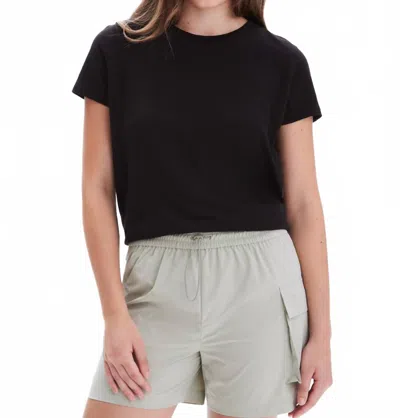 Chrldr Jane Short Sleeve Tee In Black