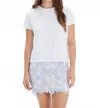 Chrldr Jane Tee In White In White