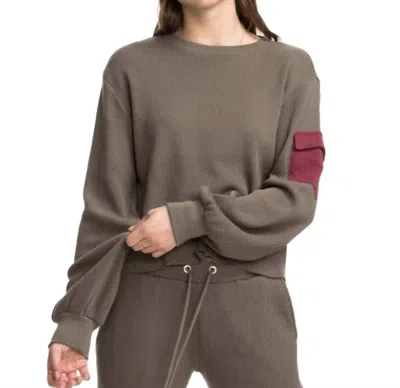 Chrldr Kayla Cargo In Olive In Brown