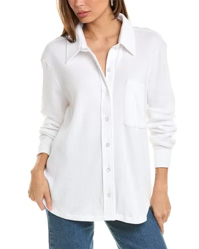 Chrldr Lauren Oversized Button-up Shirt In Black
