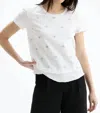 Chrldr Loving Eyes Ava Mock Layer T-shirt In White In White