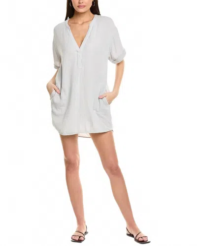 Chrldr Lydia Mini Gauze Dress In White