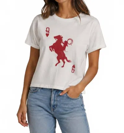Chrldr Rodeo Queen Perfect Tee In White