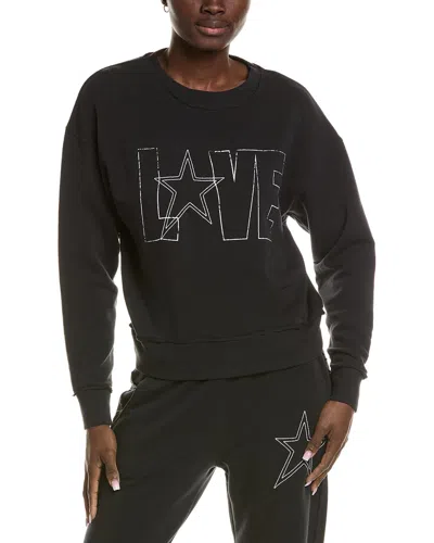 Chrldr Stellar Crewneck Sweatshirt In Black