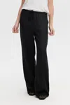 Chrldr Willa Flowy Pants In Black In Black