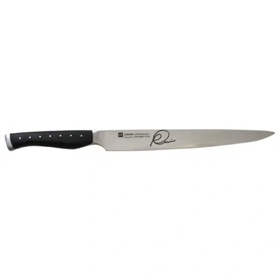 Chroma Ccc Robert Irvine Carving Knife In Black;chrome