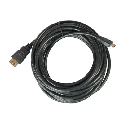 Chromacast Mini Hdmi To Standard Hdmi Cable In Black