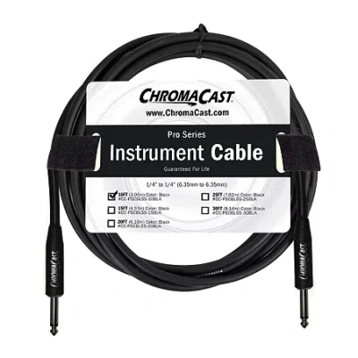 Chromacast Pro Series Instrument Cable - 10 Feet In Black