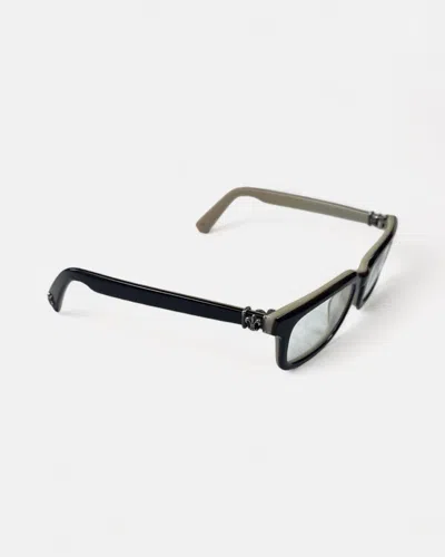 Pre-owned Chrome Hearts - Pontifass Glasses In Black