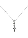 Chrome Hearts 타이니 크로스 볼 체인 네크리스 In Metallic