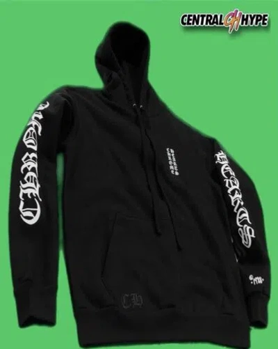 Pre-owned Chrome Hearts 1988 Website Exclusive Black Pullover Hoodie