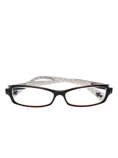 Pre-owned Chrome Hearts 2000s  Flower-embellish Glasses