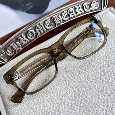 Pre-owned Chrome Hearts 2024 New Gittinany Glasses In Green