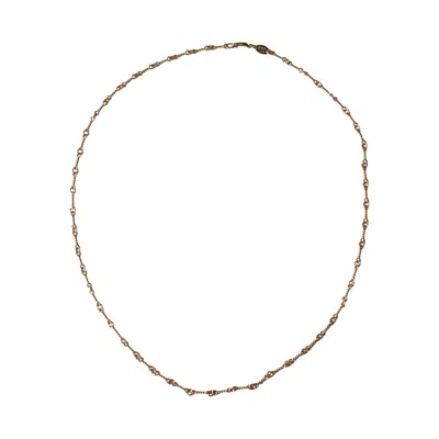 Chrome Hearts 22k Gold Twist Chain Necklace Gold