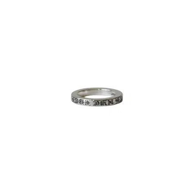 Chrome Hearts 3mm Sterling Fu Spacer Ring Silver