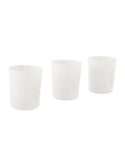 Pre-owned Chrome Hearts 3-piece +22+ Scented Candle Set In Multicolor