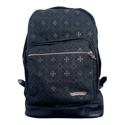 Pre-owned Chrome Hearts 7th Grade Monogram Canvas Backpack Black