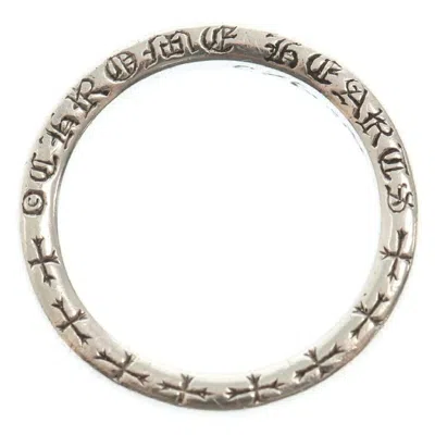 Pre-owned Chrome Hearts 8  Ntfl Silver Ring