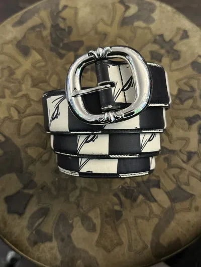 Pre-owned Chrome Hearts 99eyes Gunsligner Belt Sz36