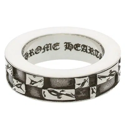 Pre-owned Chrome Hearts 99eyes Matty Boy Ring In Silver