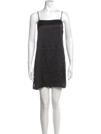 Pre-owned Chrome Hearts A La Mode Mini Dress In Black