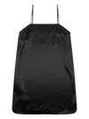 Chrome Hearts A La Mode Silk Mini Dress In Black