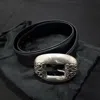 Chrome Hearts Adjustable Waist Belt In Black