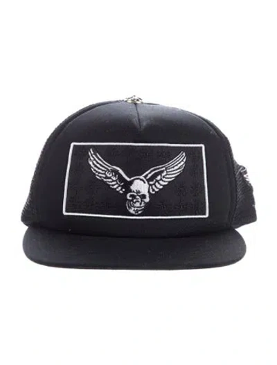 Pre-owned Chrome Hearts Aerosmith Trucker Hat In Black