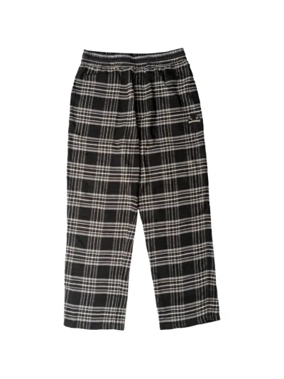 Chrome Hearts After School Leather Cross Patch Trousers In Black
