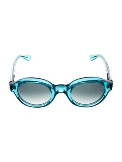 Pre-owned Chrome Hearts Anita Ho Round Sunglasses In Blue