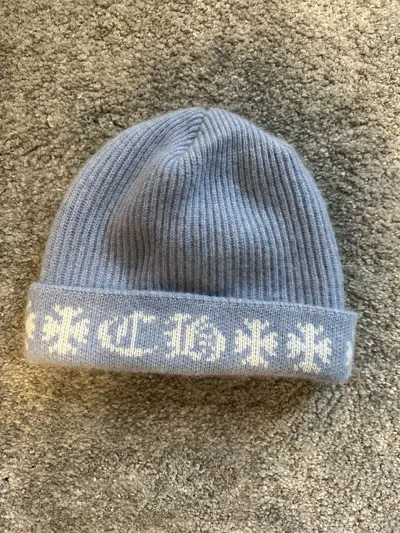 Pre-owned Chrome Hearts Aspen Exclusive Beanie In Blue